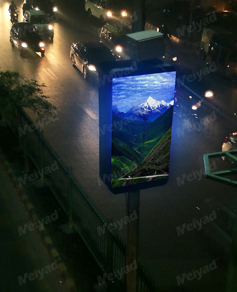 巴基斯坦P8戶外廣告LED燈杆屏