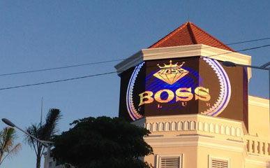 柬埔寨金邊俱樂部P10戶外廣告LED顯示屏47㎡-戶外廣告-918博天堂光電