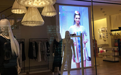 意大利購物中心P4戶內LED廣告屏全彩918博天堂10㎡